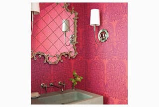Powder Room design, lighting & accessories