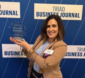 Ashley Lauren receives Outstanding Woman in Business award